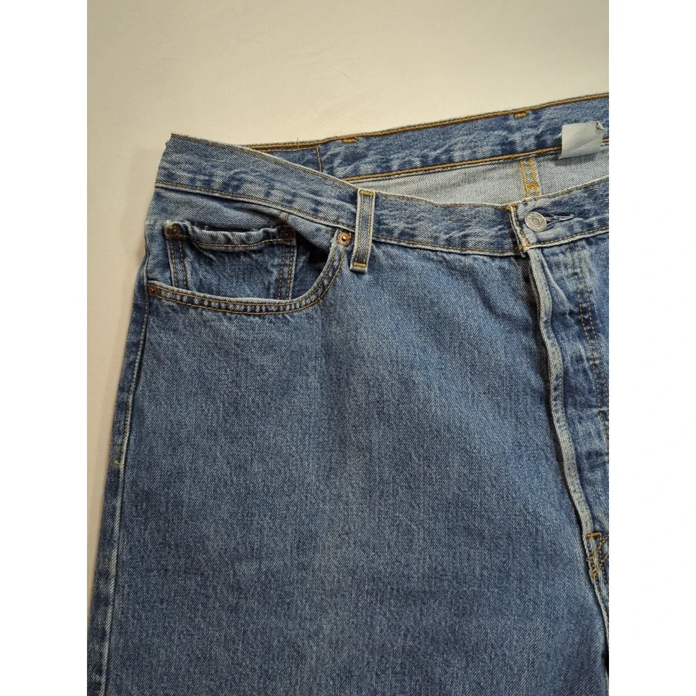 Vintage Levis 501 Button Fly Denim Jeans 42x32 (40x30) 80s 90s pants 3#‎ Button